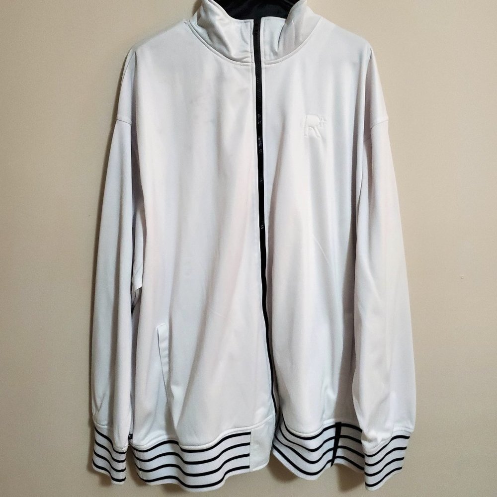 Rocawear White Track Jacket Vintage Y2K sz. 4X